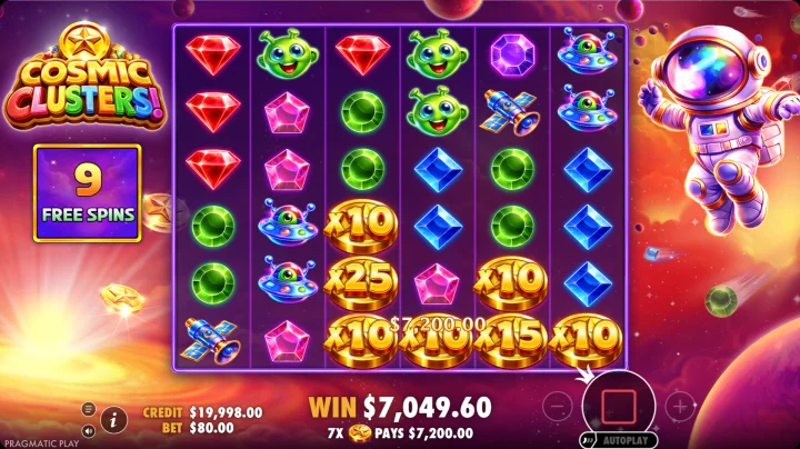 Cosmic Clusters Slot Demo