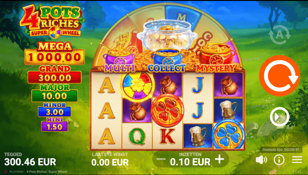 Slot 4 Pots Riches Super Wheel