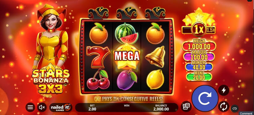 Slot Stars Bonanza 3x3